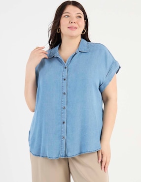 Blusa Biography manga corta para mujer