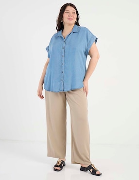 Blusa Biography manga corta para mujer
