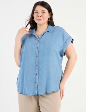 Blusa Biography manga corta para mujer