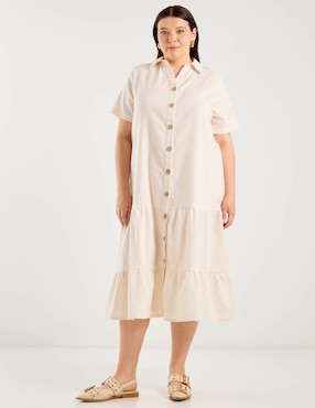Vestido 3/4 casual Biography para mujer