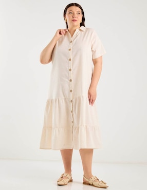 Vestido 3/4 casual Biography para mujer