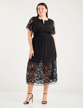Vestido midi formal Biography para mujer