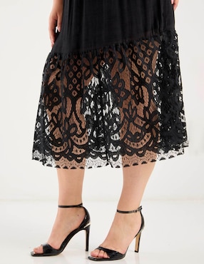 Vestido midi formal Biography para mujer