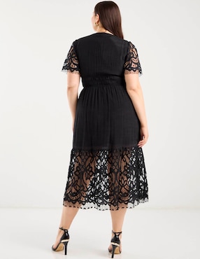 Vestido midi formal Biography para mujer