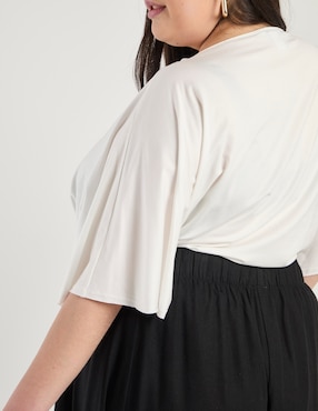 Blusa Map manga al codo para mujer