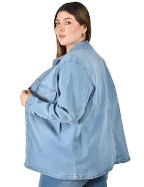 Camisa Roman Fashion manga larga para mujer