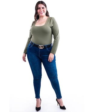 Body Roman Fashion cuello cuadrado para mujer