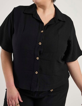 Blusa Map manga al codo para mujer