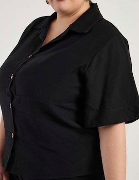 Blusa Map manga al codo para mujer