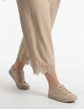 Pantalón acampanado Map amplio para mujer