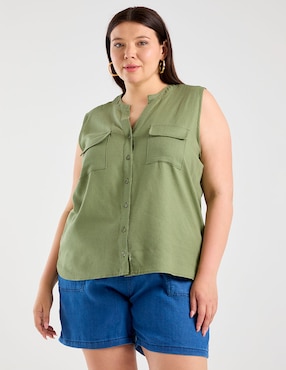 Bermuda The Pattern de mezclilla para mujer
