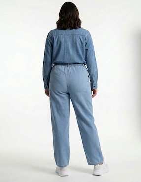 Blusa camisera The Pattern manga larga para mujer