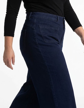 Jeans capri amplio cintura media The Pattern para mujer