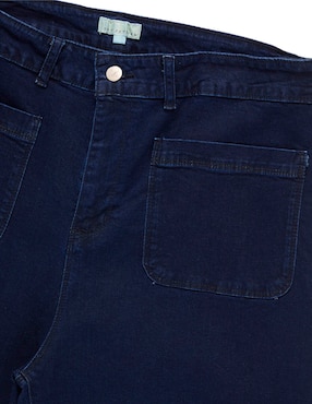 Jeans capri amplio cintura media The Pattern para mujer