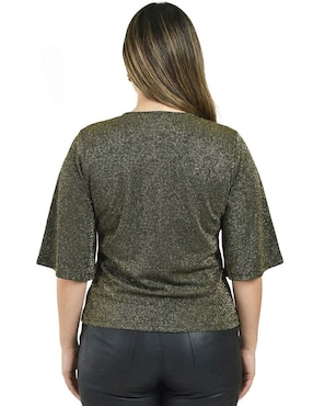 Blusa Roman Fashion manga al codo para mujer