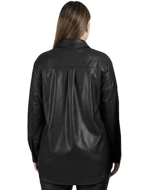 Sobrecamisa Roman Fashion manga larga para mujer