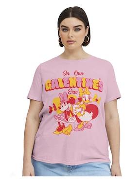 Playera manga corta Tee Bar cuello redondo para mujer