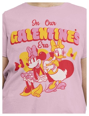 Playera manga corta Tee Bar cuello redondo para mujer