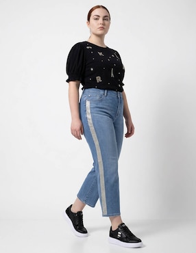 Jeans relajado Karl Lagerfeld Paris para mujer