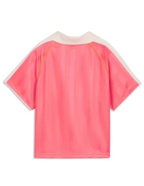 Playera manga corta Puma cuello polo para mujer