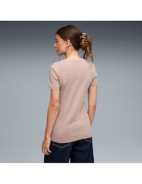 Playera manga corta Puma cuello redondo para mujer