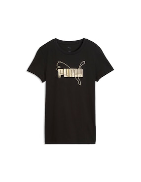 Playera manga corta Puma cuello redondo para mujer