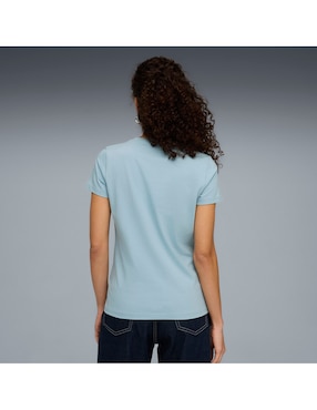 Playera manga corta Puma cuello redondo para mujer