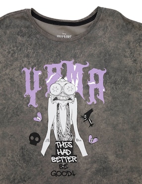 Playera manga corta Yzma cuello redondo para mujer