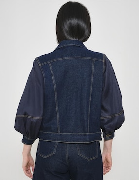 Chamarra Denim Padova de Mezclilla para mujer