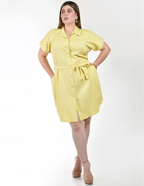 Vestido arriba de la rodilla casual Roman Fashion para mujer