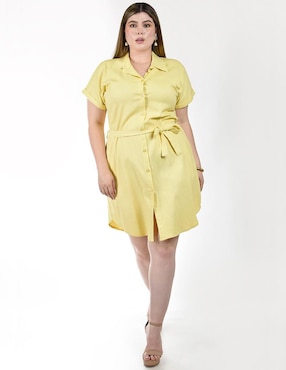 Vestido arriba de la rodilla casual Roman Fashion para mujer