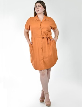 Vestido arriba de la rodilla casual Roman Fashion para mujer