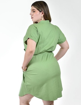 Vestido arriba de la rodilla casual Roman Fashion para mujer
