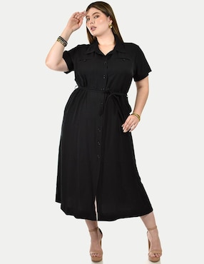 Vestido midi casual Roman Fashion para mujer