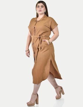 Vestido midi casual Roman Fashion para mujer