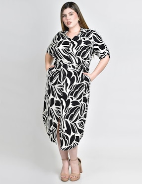 Vestido midi casual Roman Fashion para mujer