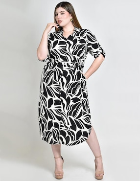 Vestido midi casual Roman Fashion para mujer