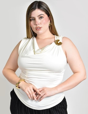 Blusa Roman Fashion de tirantes para mujer