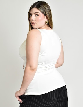 Blusa Roman Fashion de tirantes para mujer