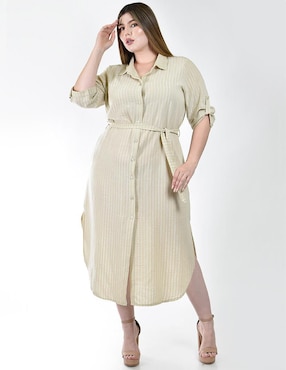 Vestido midi casual Roman Fashion para mujer