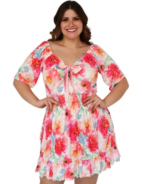Vestido 3/4 casual Roman Fashion para mujer