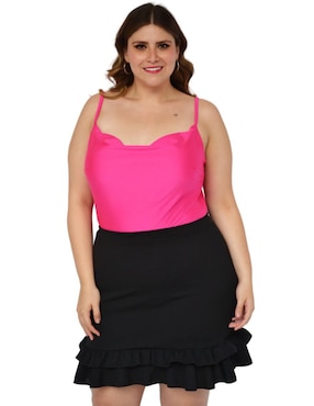 Falda crop Roman Fashion a la cintura