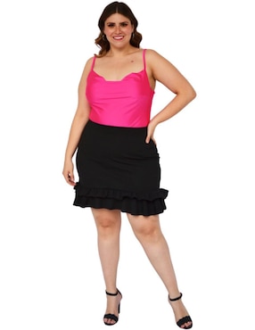 Falda crop Roman Fashion a la cintura