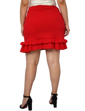 Falda crop Roman Fashion a la cintura