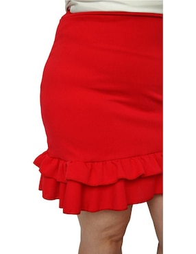 Falda crop Roman Fashion a la cintura