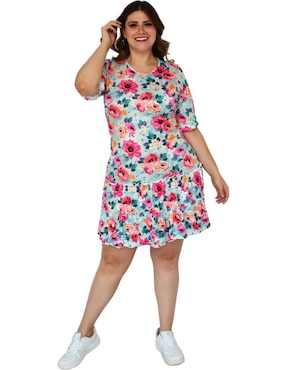 Vestido a la rodilla casual Roman Fashion para mujer