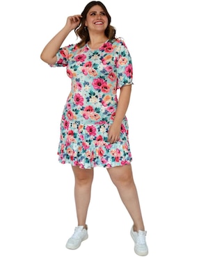 Vestido a la rodilla casual Roman Fashion para mujer
