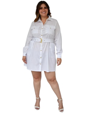 Vestido a la rodilla casual Roman Fashion para mujer