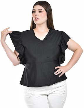 Blusa Roman Fashion sin manga para mujer