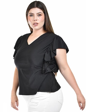Blusa Roman Fashion sin manga para mujer